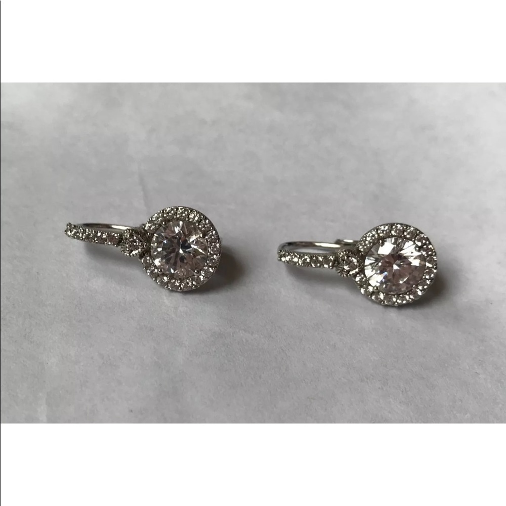 SOLD 🦋🐳🐠🐡🦚Judith Ripka earrings - Picture 6 of 8